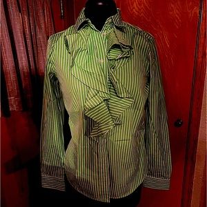 Ralph Lauren Women’s Button Up Ruffle Accent